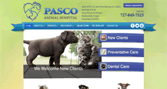 Desktop Screenshot of pascoanimalhospital.com